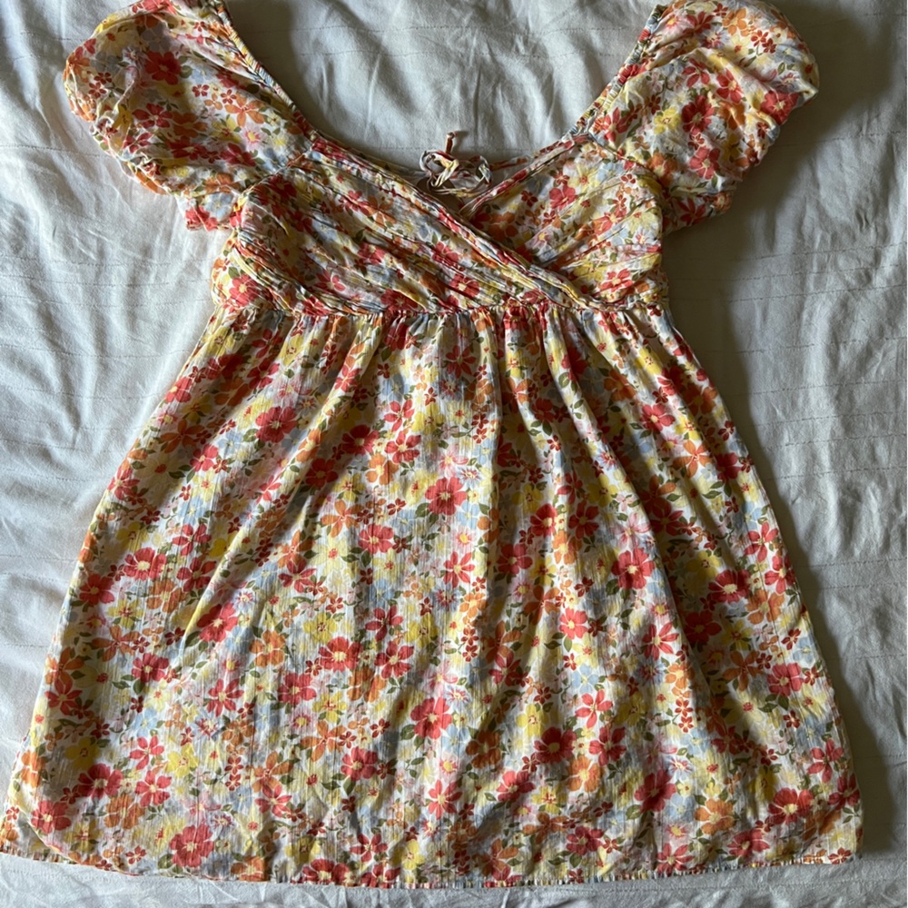 American Eagle floral mini dress